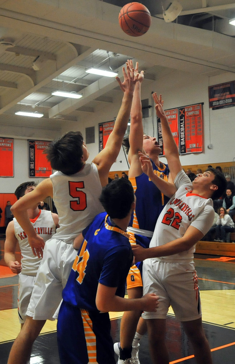 Boys basketball: Queensbury at Schuylerville
